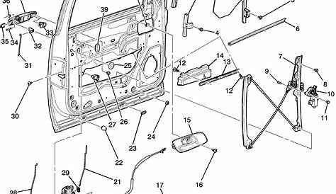 Chevrolet Silverado Harness assembly - side door wiring. (front