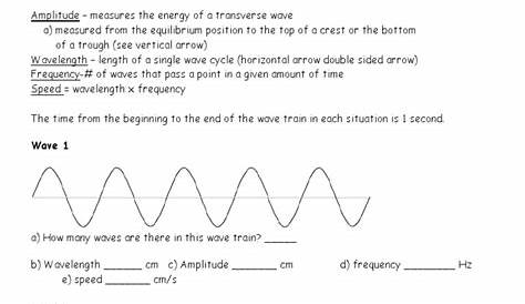 what are waves worksheet answer key