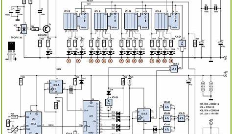 Receiver for RC5 Remote Controls Schematic Circuit Diagram