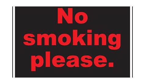 No Smoking Signs - Free, Printable Sign