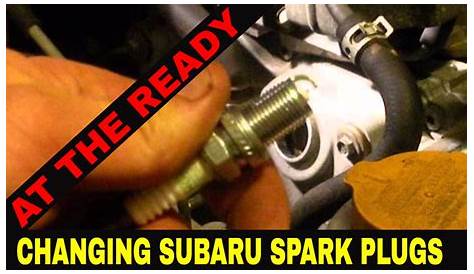 changing spark plugs subaru forester
