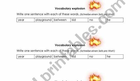 the explosive child worksheets