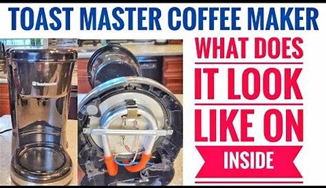 Toastmaster 12 Cup Coffee Maker TM-122CM WHAT DOES IT LOOK LIKE ON