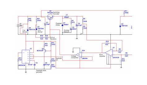 computer smps power supply circuit diagram