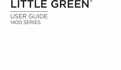 bissell little green manual pdf