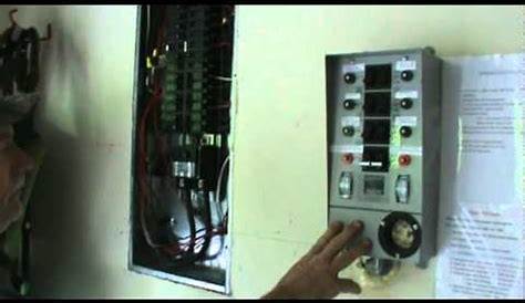 External Generator Panel Interface to Circuit Breaker Box - YouTube