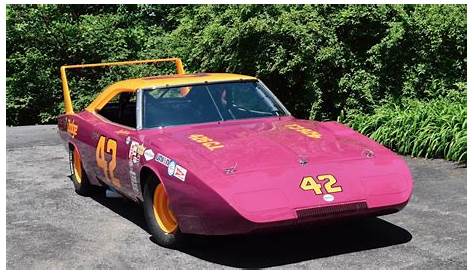The 1969 Dodge Charger Daytona 500 NASCAR race car will be auctioned