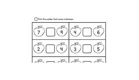numbers 1-10 worksheet kindergarten