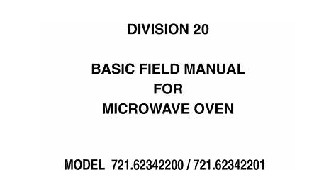 Kenmore 62342 Microwave Owner's Manual | Manualzz