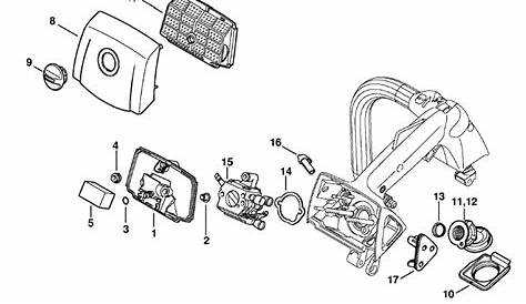 stihl ms390 parts diagram