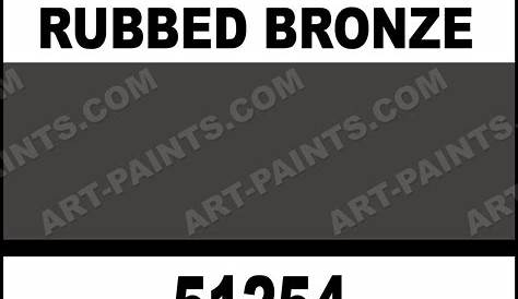 Oil Rubbed Bronze Color Chart