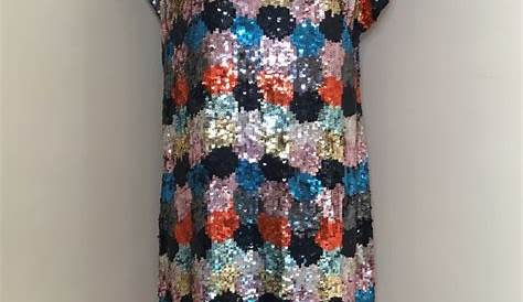 French Connection Multicolor Sequin Dress Size 8 | Clothes design