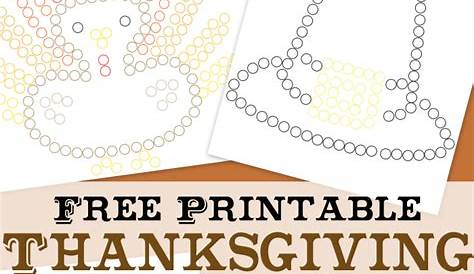 free thanksgiving dot to dot pages