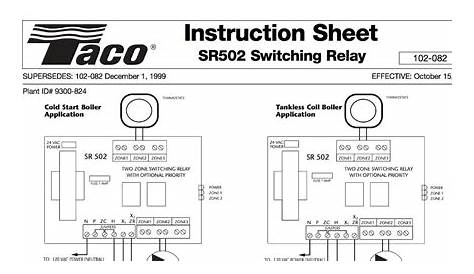 Taco 571 Zone Valve Wiring Diagram - Wiring Diagram Database