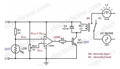 automatic road reflector light circuit diagram