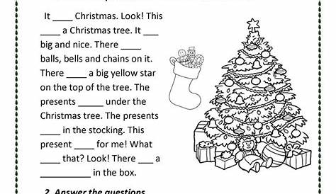 Christmas Grammar Worksheets | AlphabetWorksheetsFree.com
