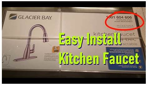 Installing A Glacier Bay Kitchen Faucet – Things In The Kitchen