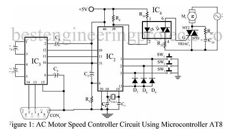 AC Motor Speed Controller Circuit Using AT89C51