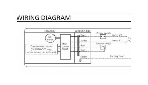 Panasonic Fan Wiring Diagram