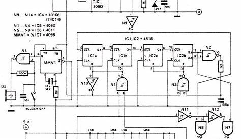circuit diagram of digital clock pdf