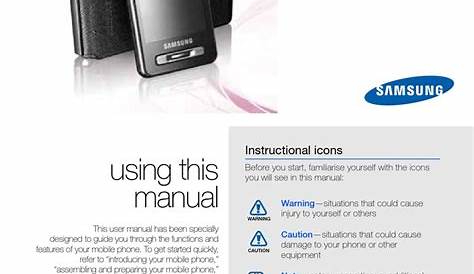 Samsung SGH-F480 User Manual | Battery Charger | Mobile Phones | Free