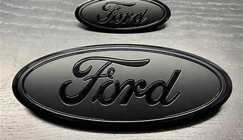 Ford Explorer 2020-2021 Black/Flat Black Emblem set Grille & | Etsy