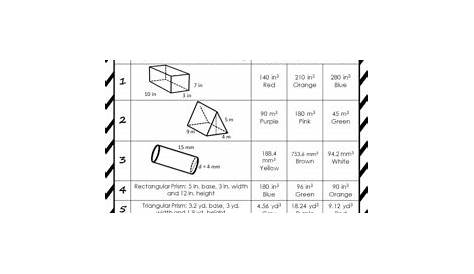 volume prisms and cylinders worksheet