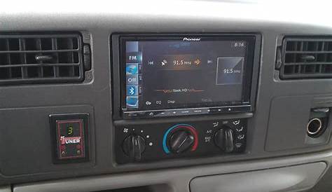 Ford f250 double din dash kit