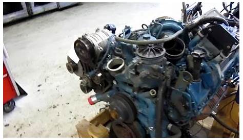 2005 International VT365 Ford Powerstroke 6.0L Diesel Engine - YouTube