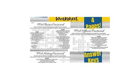 FFA Basics Unit - worksheets, review games, study guide, quiz and more!