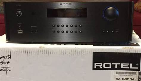 Rotel RA-1592 Stereo Integrated Amplifier w/DAC, MM phonostage, and