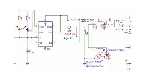 Lipo Battery charging and Protection Board Circuit diagram Resources