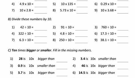 dividing numbers worksheet