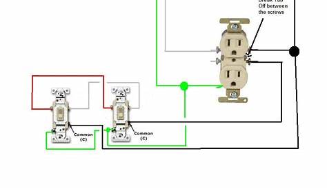 How do I go about wiring two split circuit outlets controlled by two