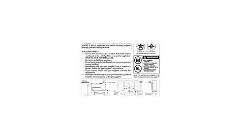 Frigidaire Gallery Gas Stove Manual - Frigidaire Fggf3035rf Gas Range