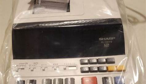 Sharp EL-1197PIII Printing Calculator for sale online | eBay