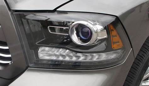 2014 Dodge Ram Black Projector Type OEM Halogen Headlight | Headlamp