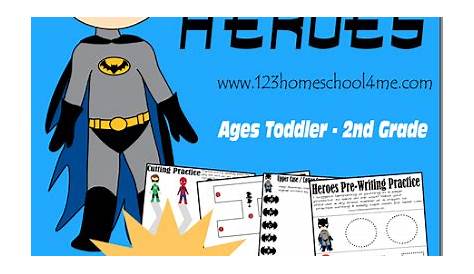 FREE Printable Superhero Worksheets and Activity Sheets | Superhero