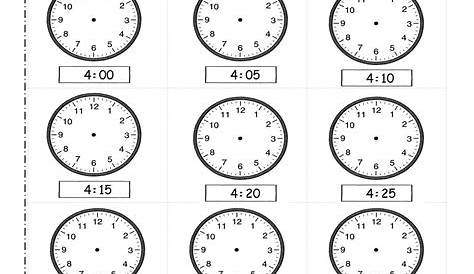 Marvellous Telling And Writing Time Worksheets Clock To The Hour