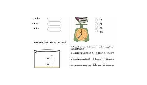 Math Quiz - 3rd Grade - Module 2 by MsJ | Teachers Pay Teachers