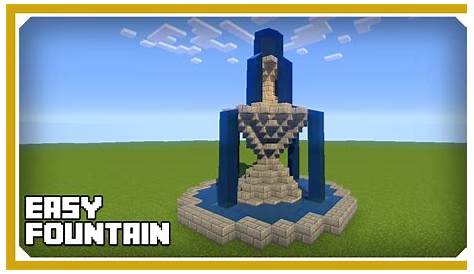 How To Build A Cool Fountain In Minecraft - najasfashion