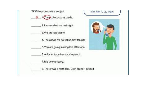 grade 3 pronouns worksheets k5 learning - replacing nouns with pronouns