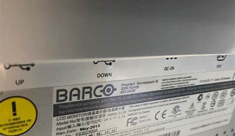 barco mdrc 2120 user guide