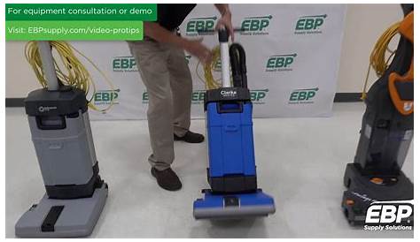 Clarke MA10 12E Upright Automatic Floor Scrubber Review - YouTube