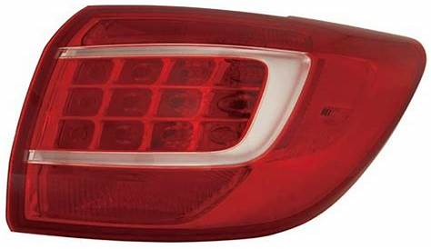 Go-Parts OE Replacement for 2011 - 2013 Kia Sportage Rear Tail Light