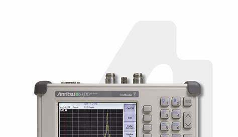 Anritsu Site Master S331D User Manual | 132 pages | Also for: Site