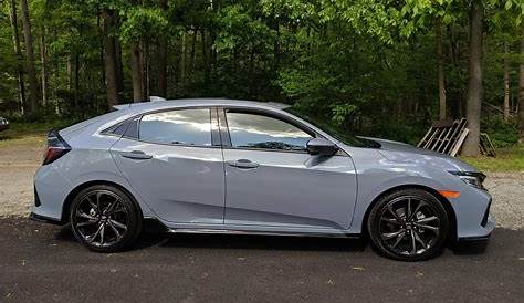New Car! '19 Civic Hatchback Sport Touring / Sonic Gray Pearl : r/civic