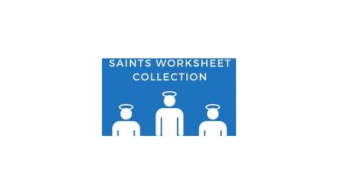 saint worksheets