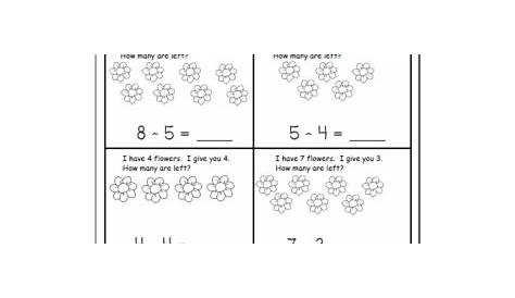Free Spring Subtraction Math Worksheet | Made By Teachers