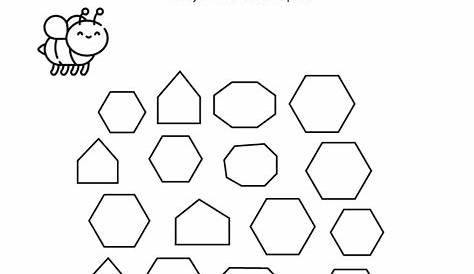 hexagon worksheets